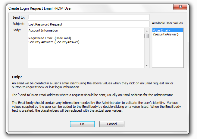 A Create Loginemail